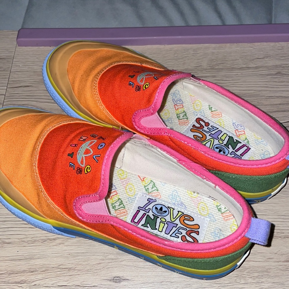 Adidas Love Unites slip on shoe